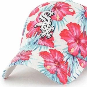 Chicago White Sox Sharon '47 Baseball Hat - White/Flower Pattern - Dad Hat